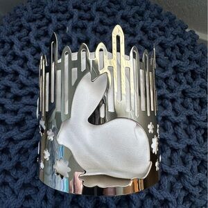 🐰 Yankee Candle Jar Holder - Bunny Picket Fence 🐰